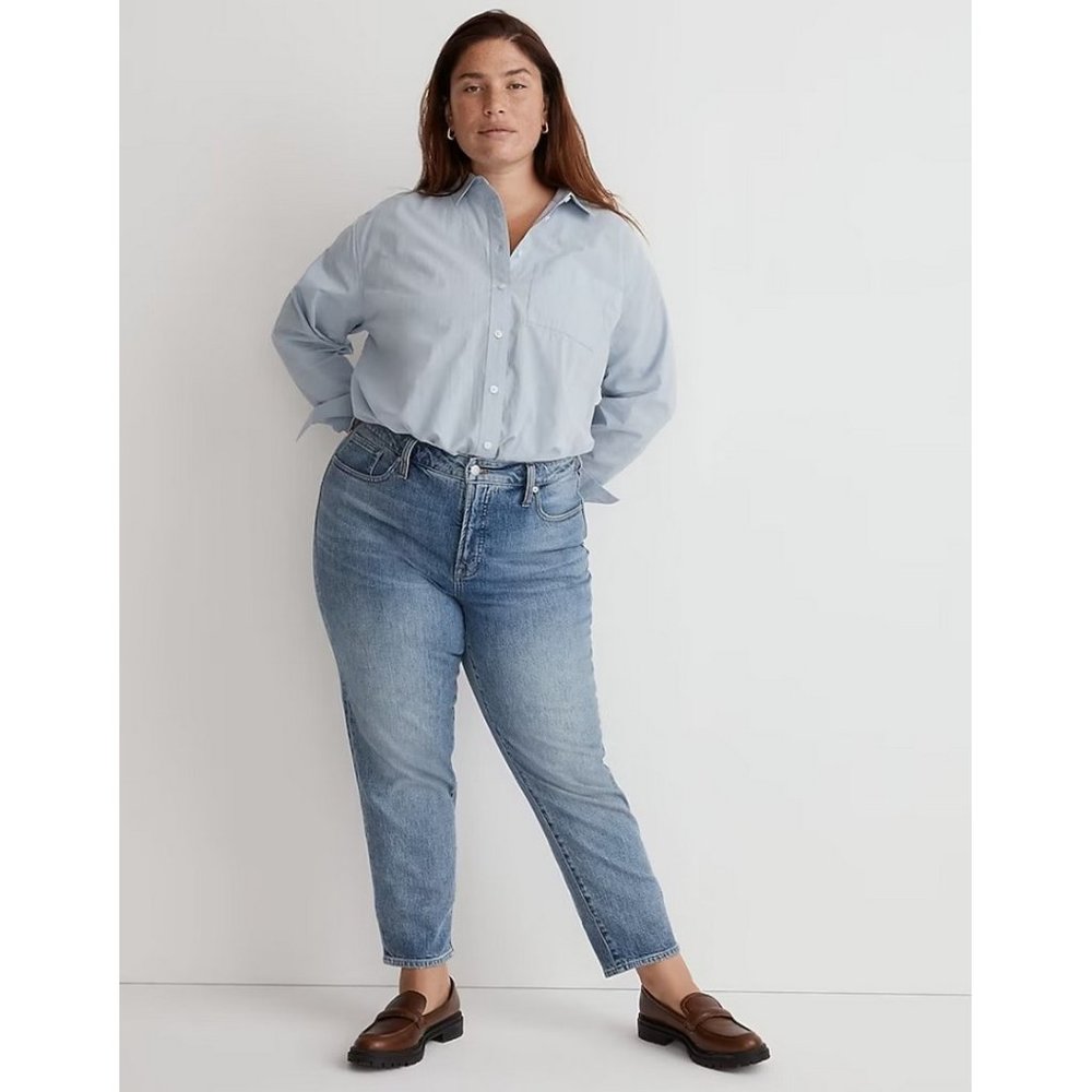 Madewell | The Plus Perfect Vintage Jean in Heathcote Wash Sz W33 Hi…